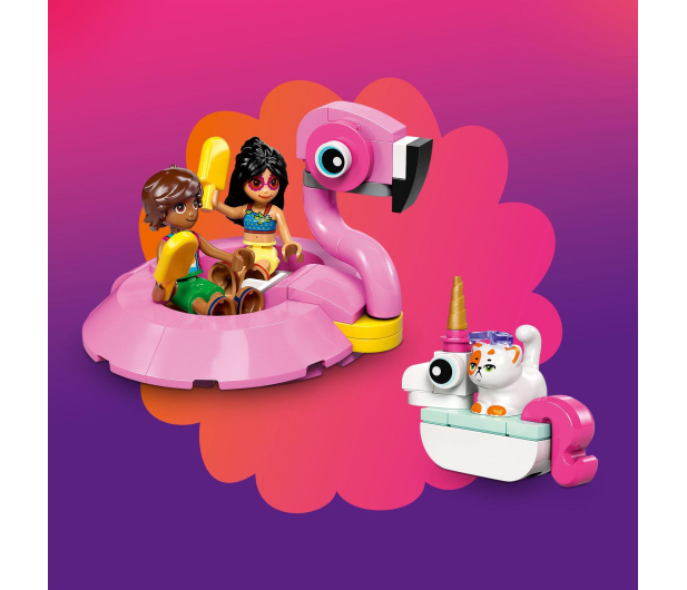 LEGO Friends 42658 Impreza na basenie z jednorożcem i flamingiem - 1331625 - zdjęcie 3